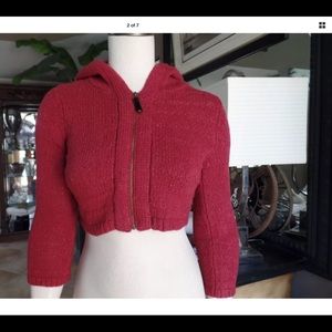 ANTHROPOLOGIe LAUREATE LANE Crop Sweater Wool S